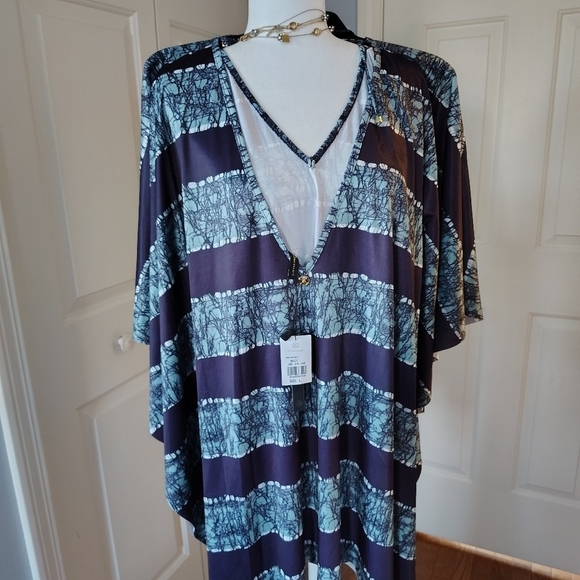 VIX Paula Hermanny Swimsuit Kaftan  Coverup L - Picture 2 of 13